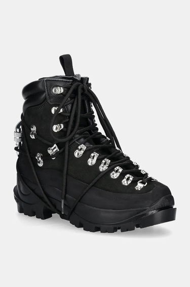 Sneakers och skor HELIOT EMIL Black Leather Hiking Boots Svart | HE.17.024.BLK01, 0