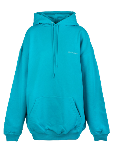 Sweatshirt Balenciaga BB Oversize Hoodie Turkos | 578135 TKVB5 4664