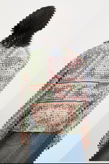 Bomberjacka Rhude RHUDE Bandana Print Zip-Up Jacket Flerfärgad | RHSS25JA01450, 2