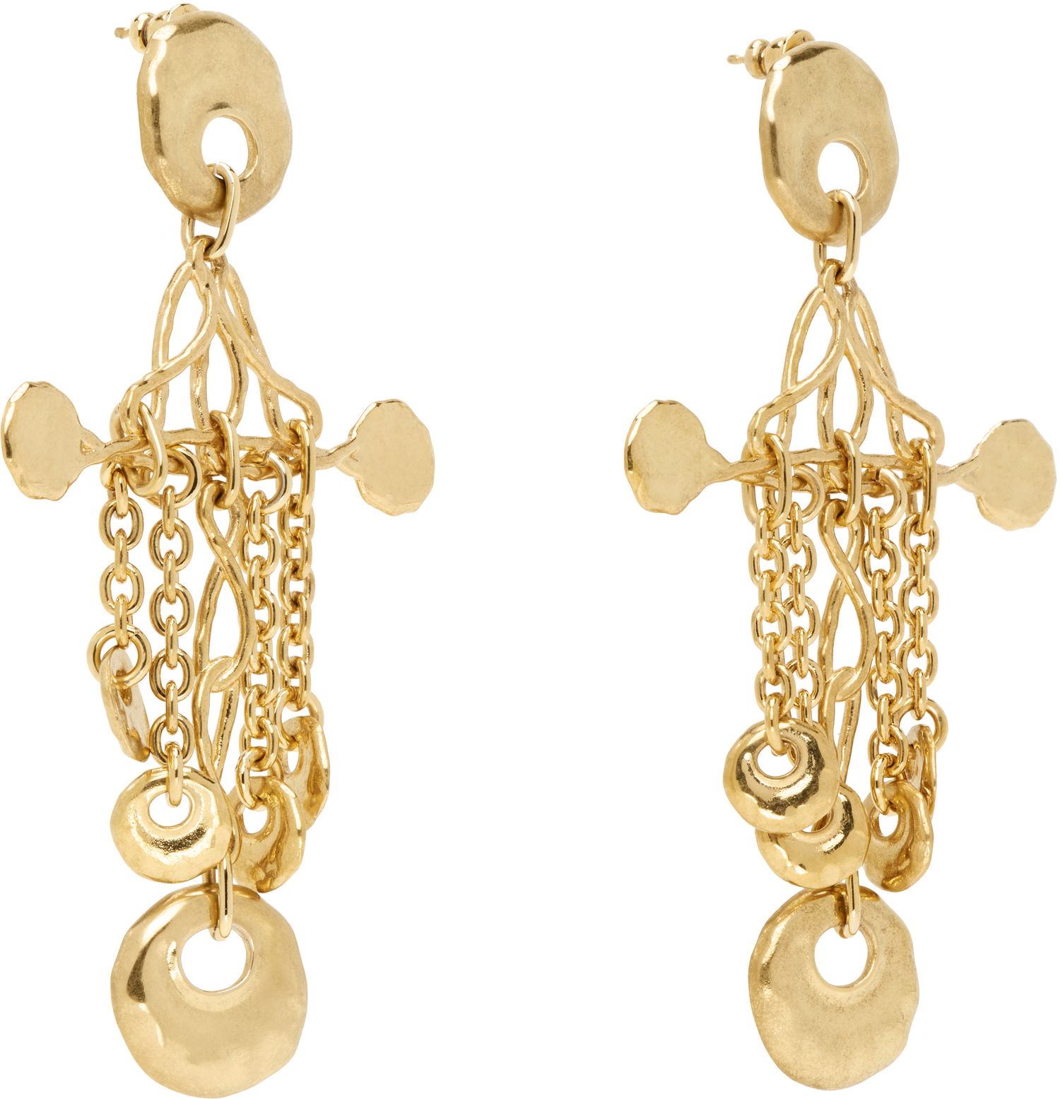 Örhängen CHLOÉ Chloé 'The Chloé Eclectic' Gold-Tone Drop Earrings Metallisk | CHC25SFE13CB7, 1
