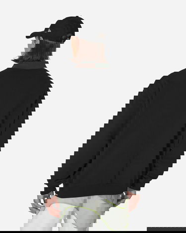 Sweater Dime Terry Rugby Crewneck Svart | DIMESU238BLK, 2