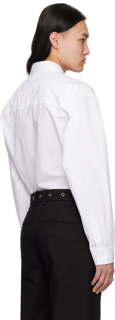 Skjorta We11done We11done Necktie Shirt Vit | WD-SH0-25-158-M-WH, 2