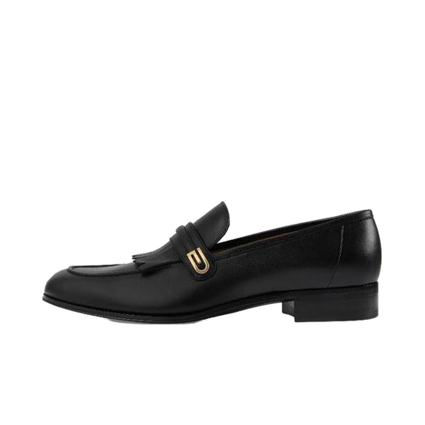Sneakers och skor Gucci Mirrored G Loafer Black Svart | 714680 06F00 1000