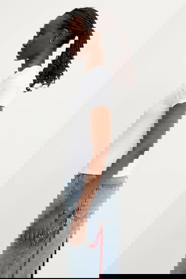 T-shirt Coperni Coperni Disney Edition Princess Slim-Fit T-Shirt Vit | DJS07F5037, 4