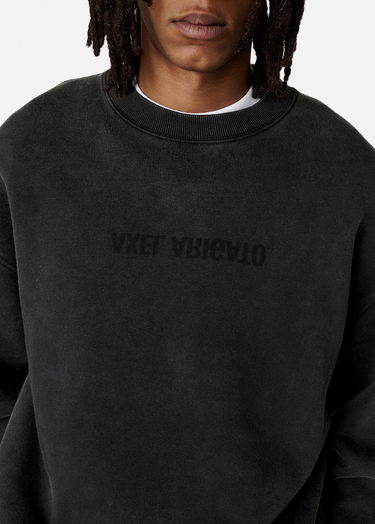 Sweatshirt AXEL ARIGATO Washed Sweatshirt Svart | A3122004, 5