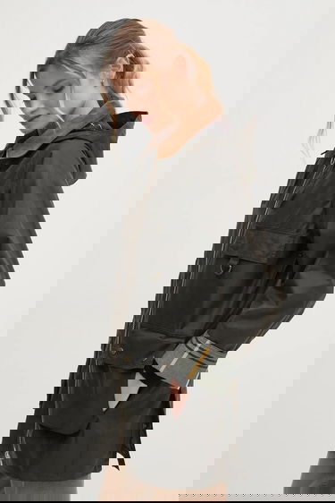 Jacka Barbour Barbour Highclere Waxed Cotton Jacket Grön | LWX1262, 3