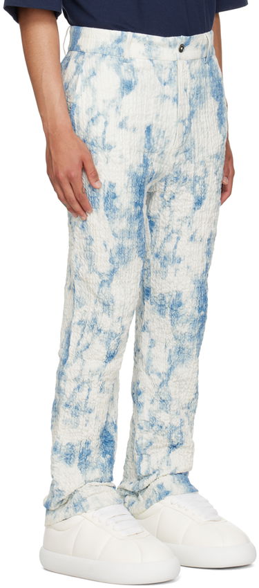Byxor Feng Chen Wang Feng Chen Wang Printed Trousers Blå | FUS17TR07, 1