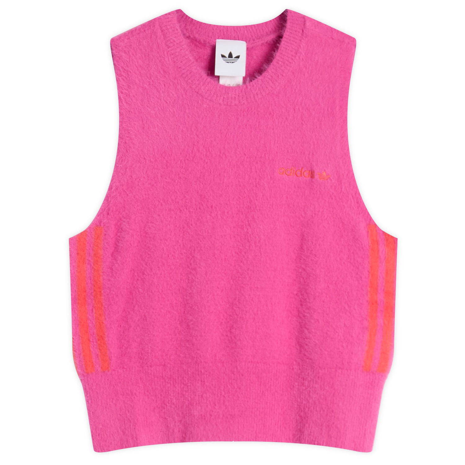 Väst adidas Originals Fluffy Knitted Vest, Size X-Small Rosa | JW3648, 1