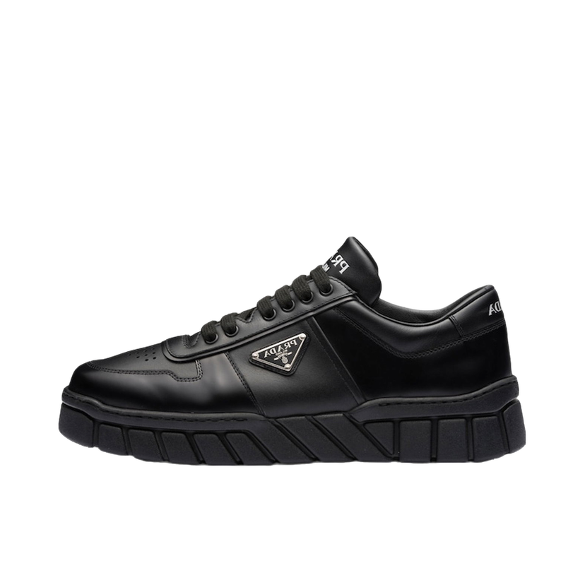 Sneakers och skor Prada Voluminous Sneakers Leather Black Black Svart | 2EE378_3LJ6_F0002
