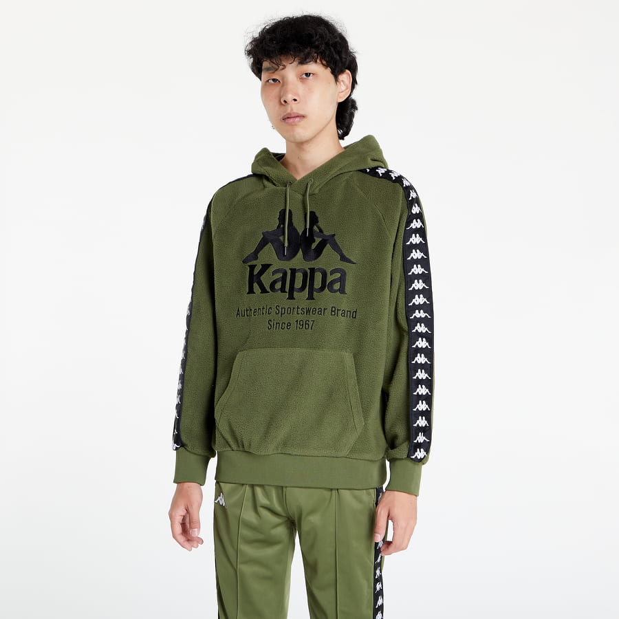 Sweatshirt Kappa Banda Viper Hoodie Grön | 34181UW C1B, 0