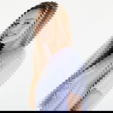 T-shirt adidas Originals Trefoil Tee Boxy Violet Tone Purpur | IN8439, 4