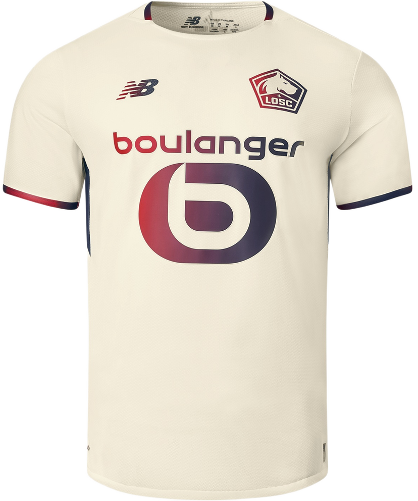 Jersey New Balance LOSC Lille Away Jersey 2025/26 Vit | mt230455-awy