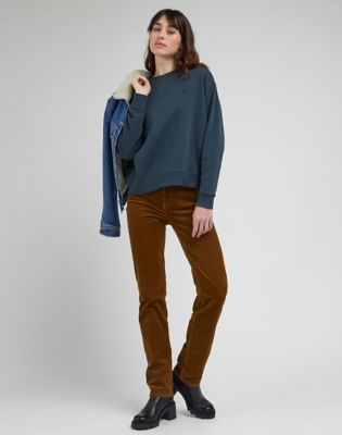 Sweatshirt Lee Sweatshirt "Charcoal" Svart | 112341532:XXL, 0