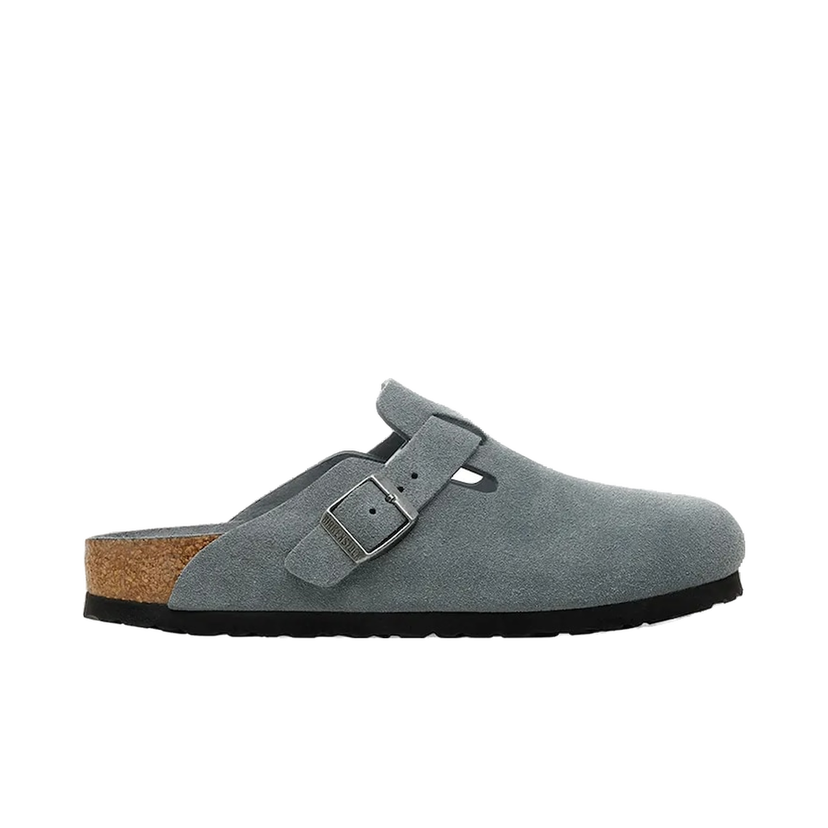 Sneakers och skor Birkenstock Birkenstock Boston Suede Clogs Grå | 1030874