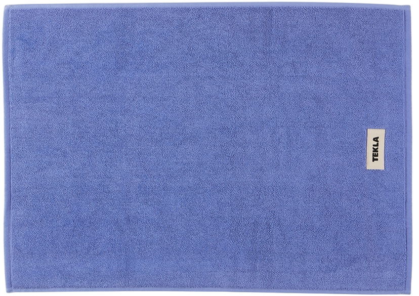 Heminredning TEKLA Tekla Organic Cotton Bath Mat Blå | BM-CL-70x50
