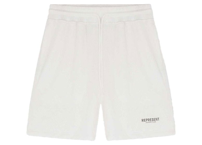 Shorts Represent Clo Represent Owners Club Mesh Shorts Flat White Vit | M09050-72