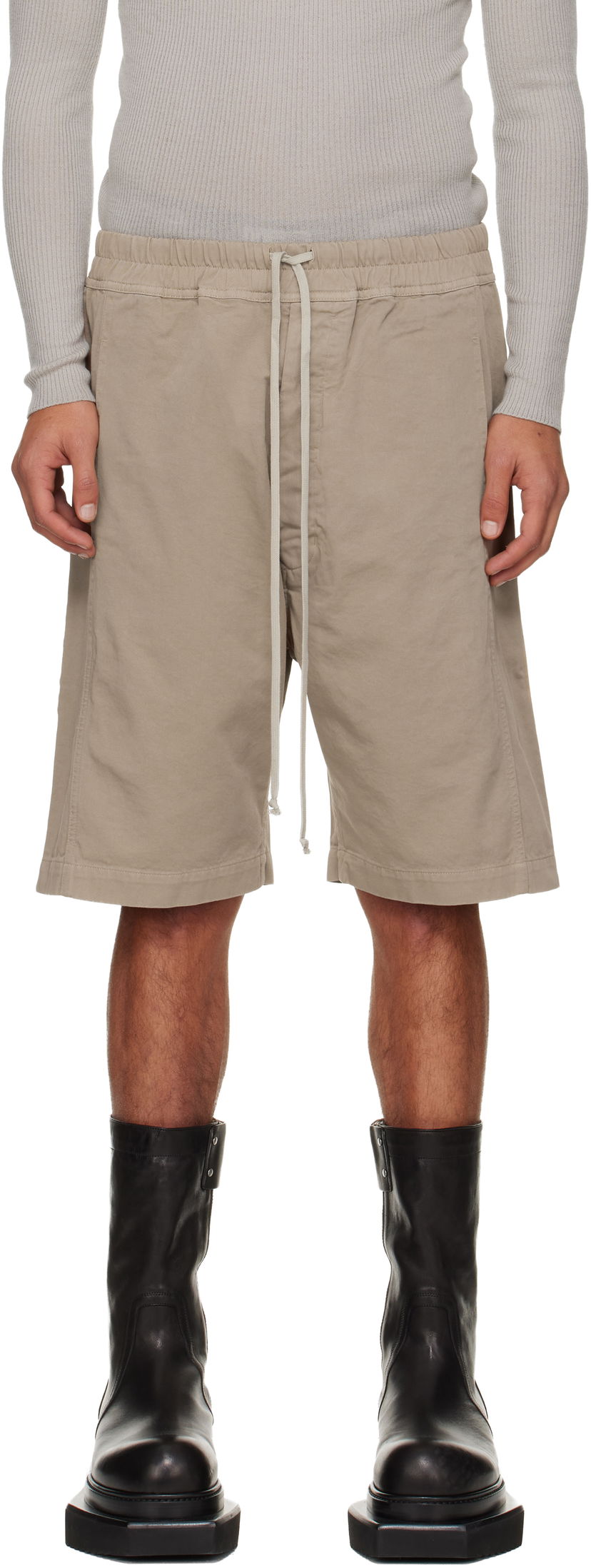 Shorts Rick Owens DRKSHDW Concordians Pusher Shorts Beige | DU02E7373 TW