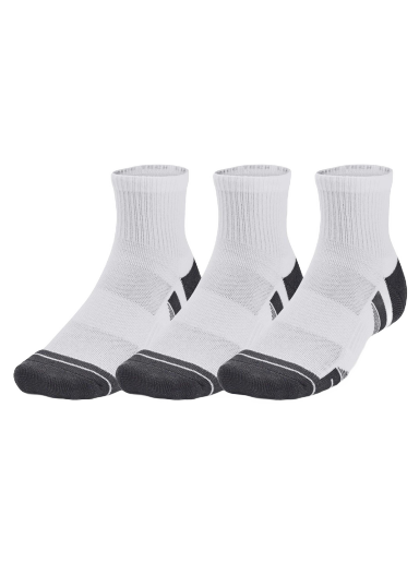 Strumpor Under Armour Perfromance Tech Quarter Socks - 3 pack Vit | 1379510-100