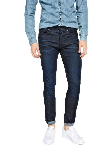 Jeans G-Star Raw 3301 Tapered Jeans Mörkblå | 51003.7209