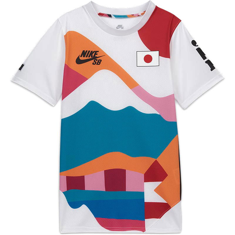 T-shirt Nike SB Parra Federation Kit Youth Jersey Vit | CZ7773-100, 0