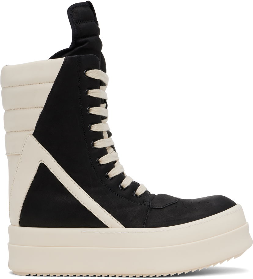 Sneakers och skor Rick Owens Rick Owens Porterville Mega Geobasket Svart | RR02D6855 LWNLCO