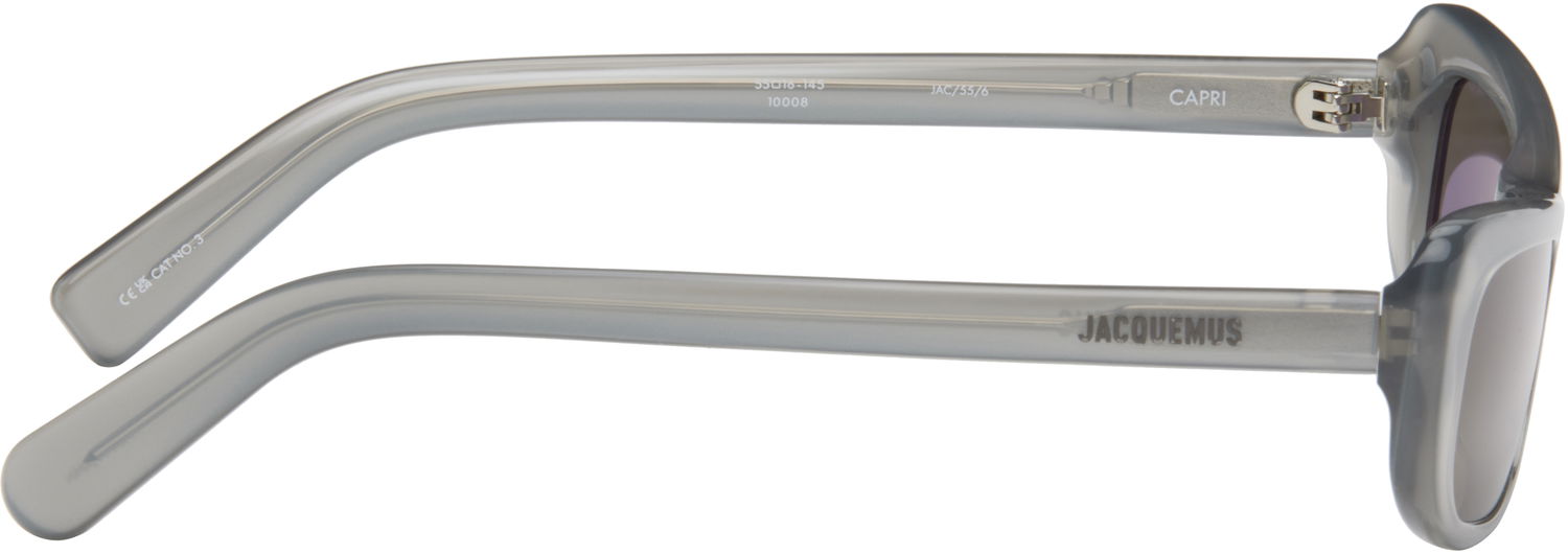 Solglasögon Jacquemus La Casa 'Les lunettes Capri' Sunglasses Grå | JAC55C6SUN, 1