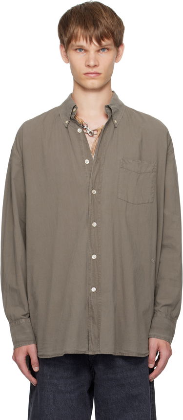 Skjorta OUR LEGACY Our Legacy Borrowed Button-Down Shirt Grön | M4252BC, 0