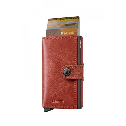 Plånbok Secrid Vintage Leather Mini Wallet Orange | MV-Orange