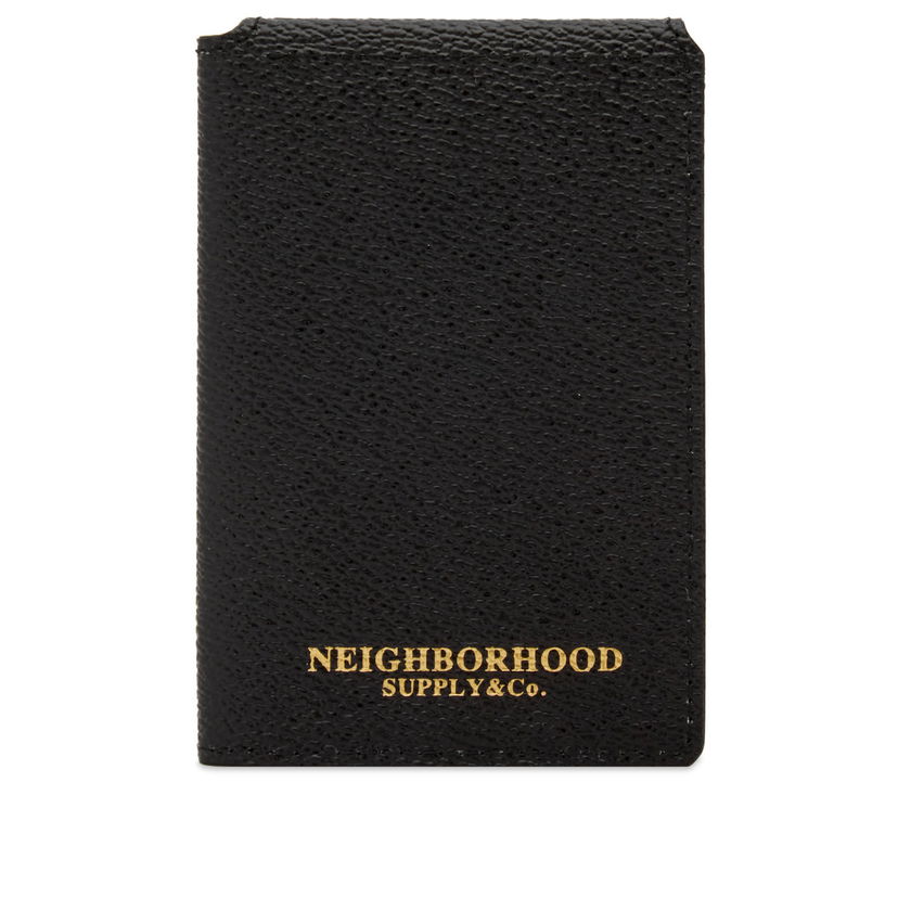 Plånbok Neighborhood Neighborhood Coated Card Case Svart | 251MVNH-AC02-BLK