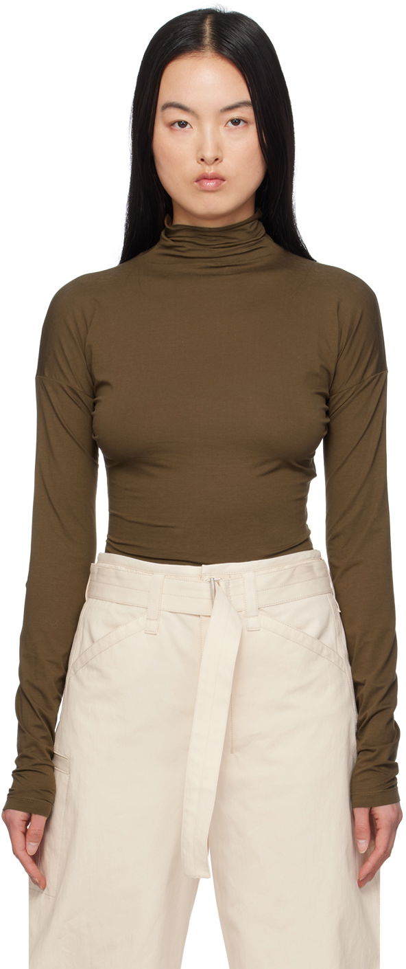 Sweater LEMAIRE Second Skin Turtleneck Grön | TO1175 LJ053