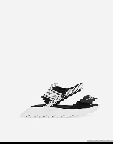 Sneakers och skor Dolce & Gabbana Dolce & Gabbana Logo Sandals Svart | DA5249AE92889690, 0