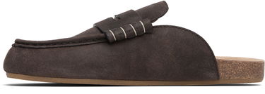 Sneakers och skor JW Anderson JW Anderson Stitch Loafer Mules Brun | LF0079-LA0319, 2