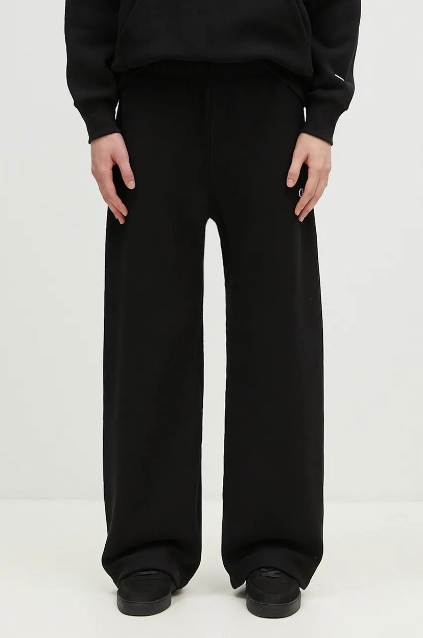 Träningsbyxor Champion Straight Hem Pants Svart | 220712