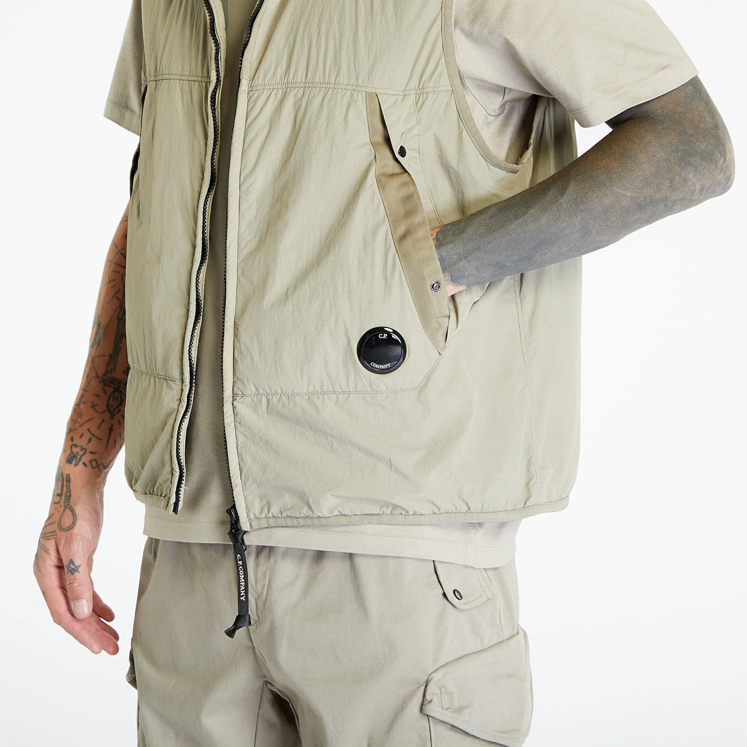 Väst C.P. Company G.D.P. Vest Grön | 15CMOW212A006124G-335, 1