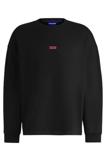 Sweater BOSS HUGO Logo Sweatshirt Svart | 50510732