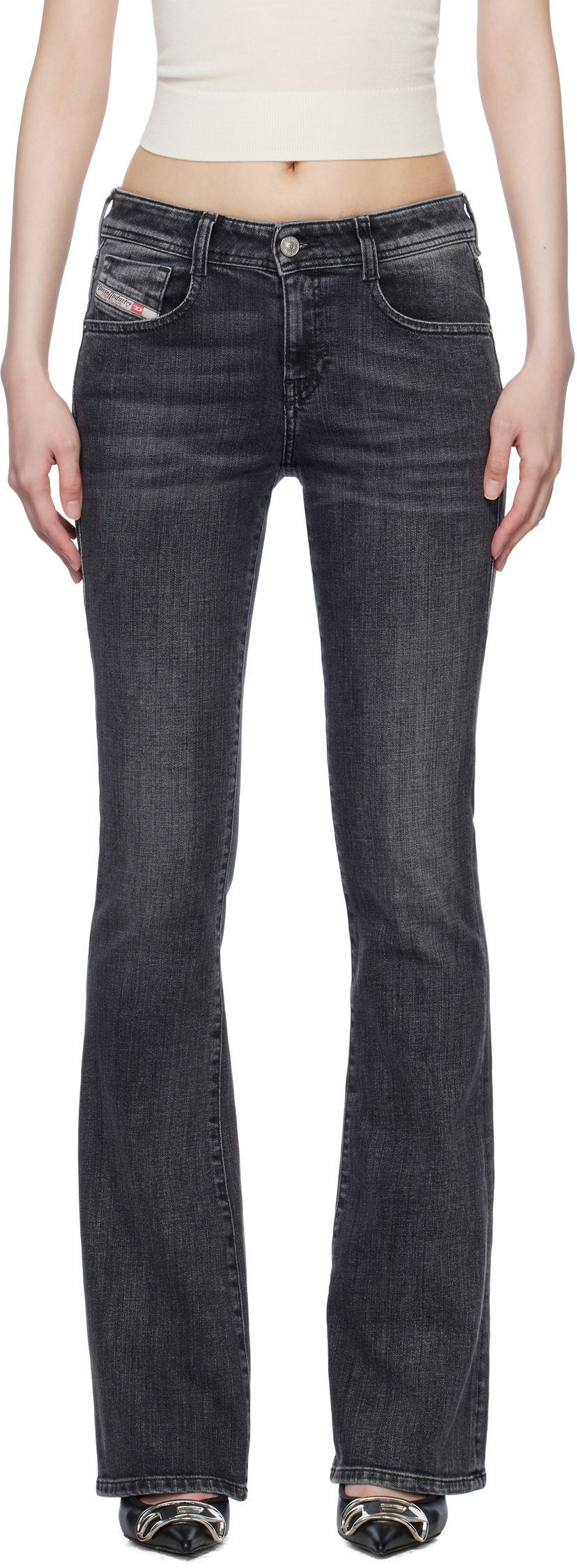 Jeans Diesel Diesel 1969 D-Ebbey Bootcut Jeans Grå | A11003 09K98