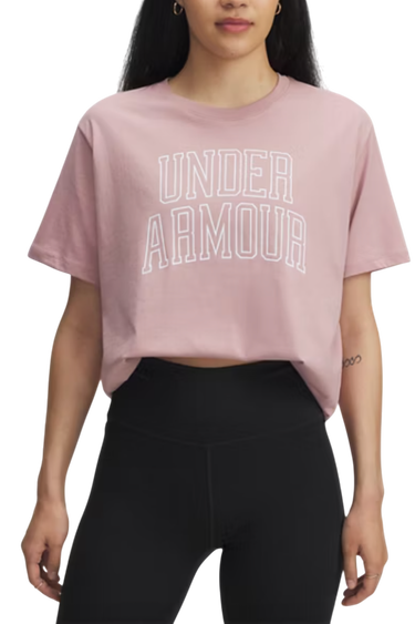 T-shirt Under Armour Under Armour Rival OS Campus T-Shirt Rosa | 6007883-673, 0