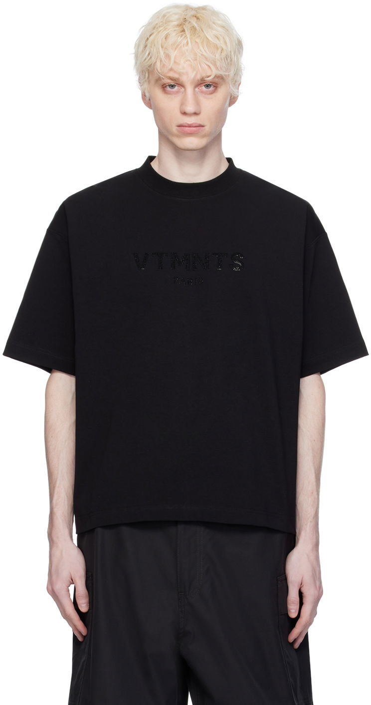 T-shirt VETEMENTS Crystal T-Shirt by VTMNTS Svart | VL20TR120B