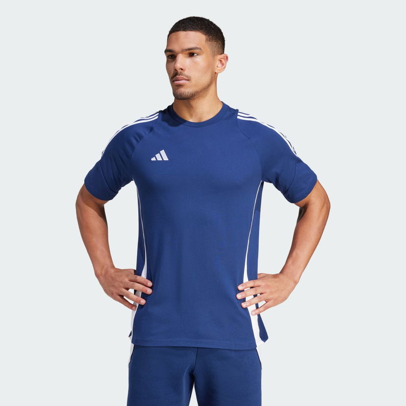 T-shirt adidas Performance Tiro 24 Sweat Mörkblå | IR9347