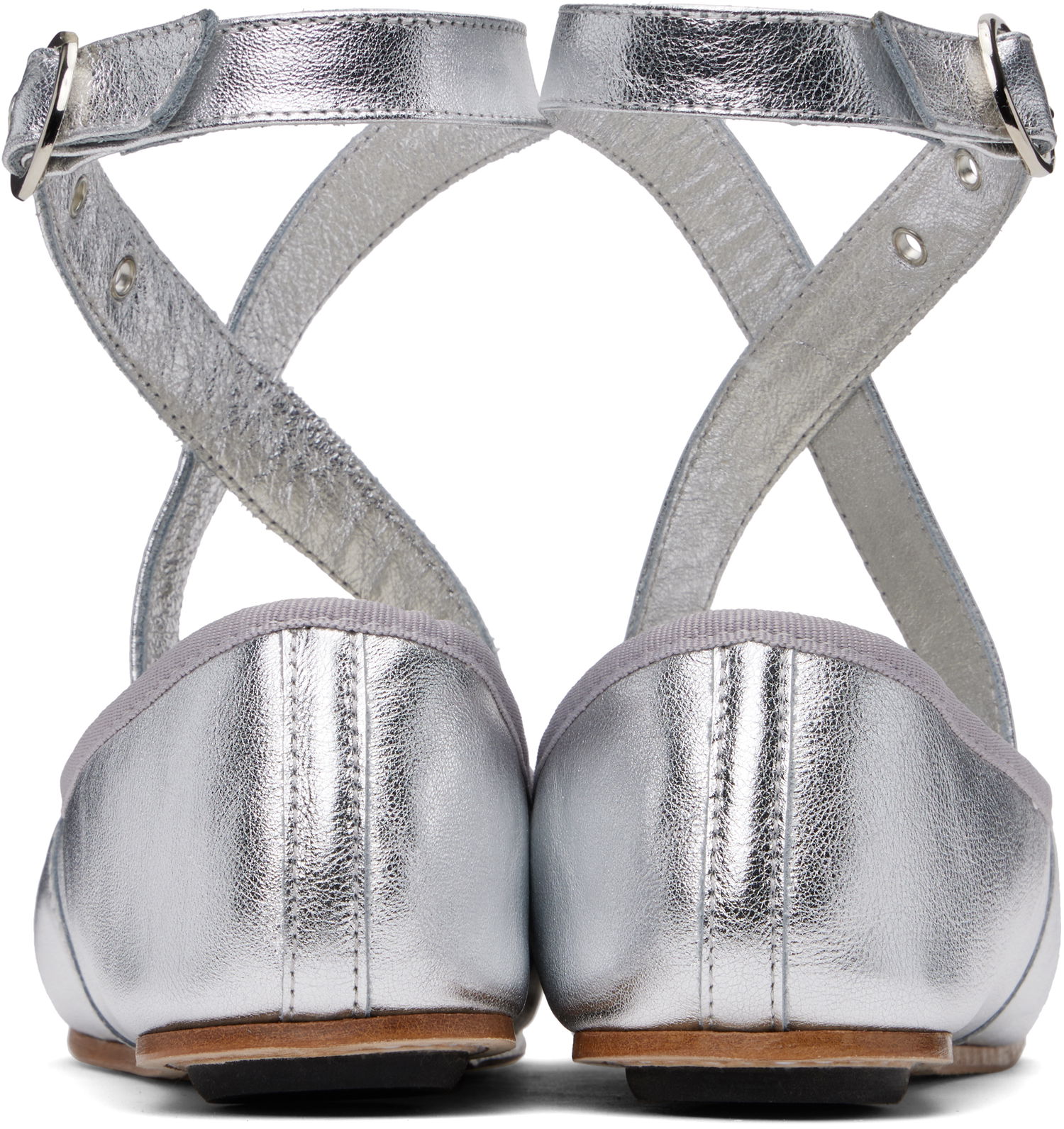 Bälten Repetto Repetto Sophia Belt Ballerina Flats Metallisk | V4232VEM, 1