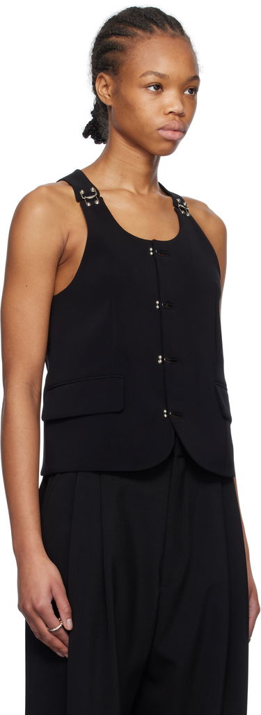 Väst We11done We11done Hook Vest Svart | WD-VT0-25-022-W-BK, 1
