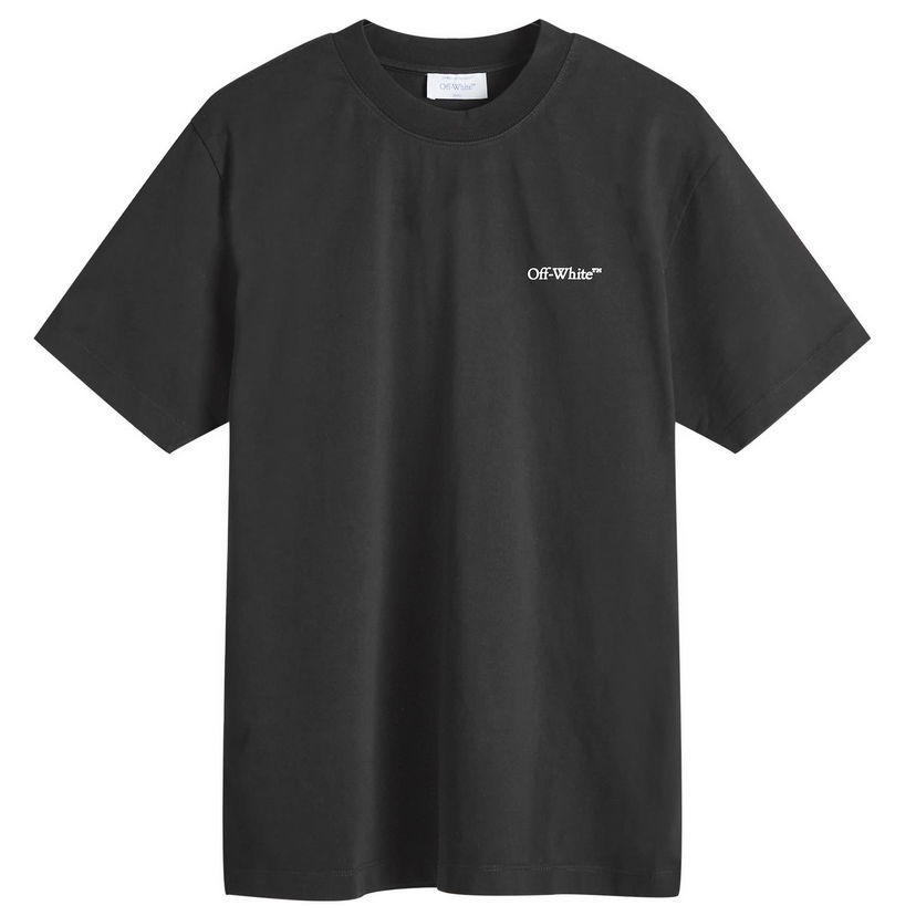 T-shirt Off-White Windy Arrow Slim T-Shirt Svart | OMAA027F24JER0041001