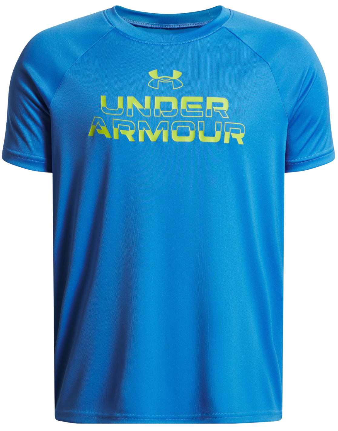 T-shirt Under Armour Tech Split Wordmark Short Sleeve T-Shirt Blå | 1383010-402, 0