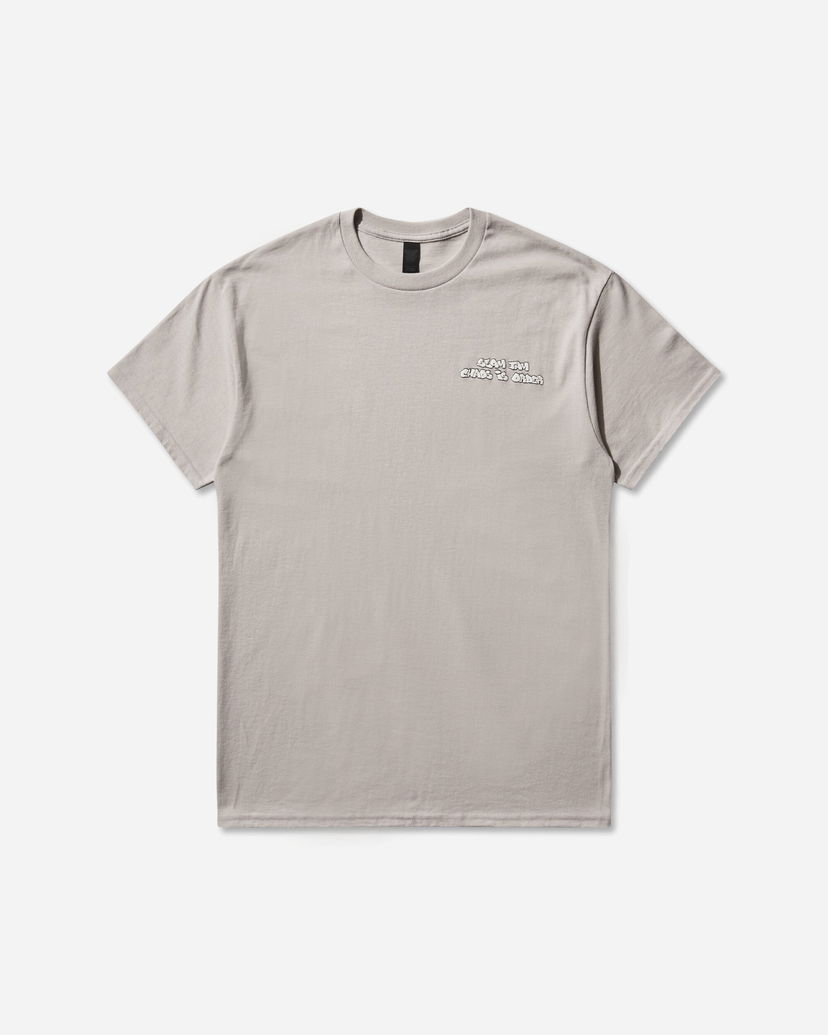 T-shirt Slam Jam Andre Thompson 'Stay Jam Chaos & Order' Crewneck T-Shirt Beige | SJANDRETEE2 GRY