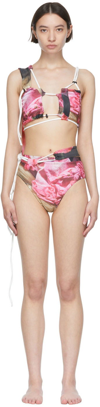 Badkläder Ottolinger Ottolinger Laced Bikini Rosa | 300102/300202