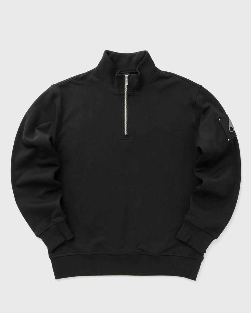 Sweatshirt Moose Knuckles HARTSFIELD 1/4 Zip Sweatshirt Svart | M35MS613-292