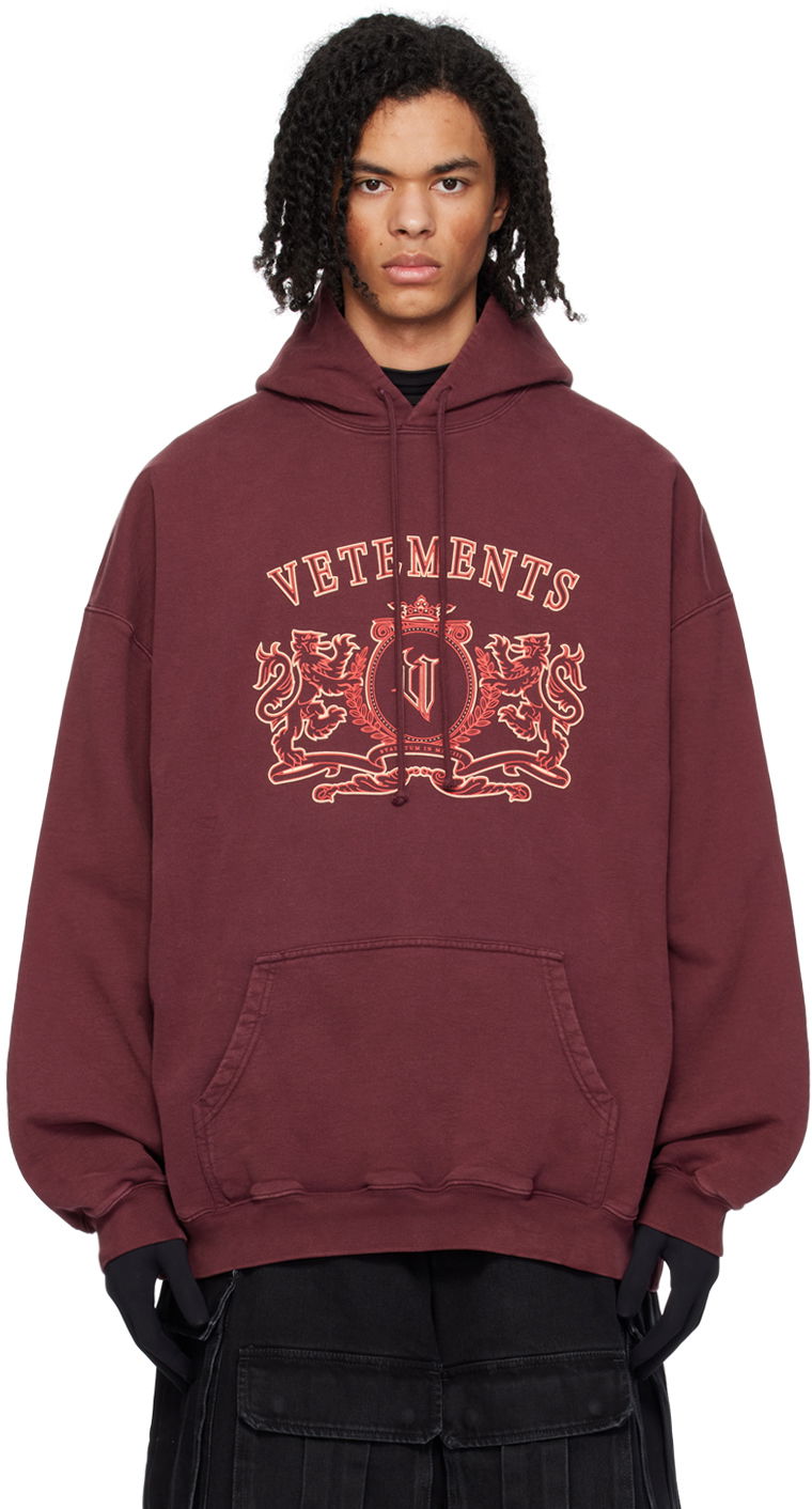 Sweatshirt VETEMENTS Royal Hoodie Röd | UE64HD310RR, 0