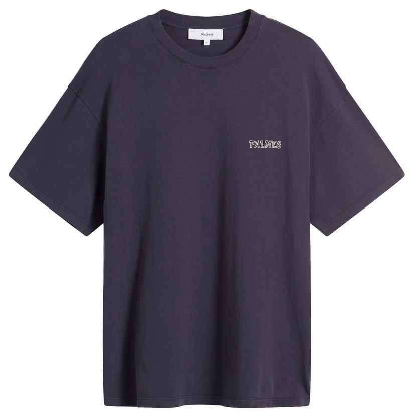 T-shirt Palmes Palmes Logo T-Shirt, Size Small Mörkblå | P10-0053-660