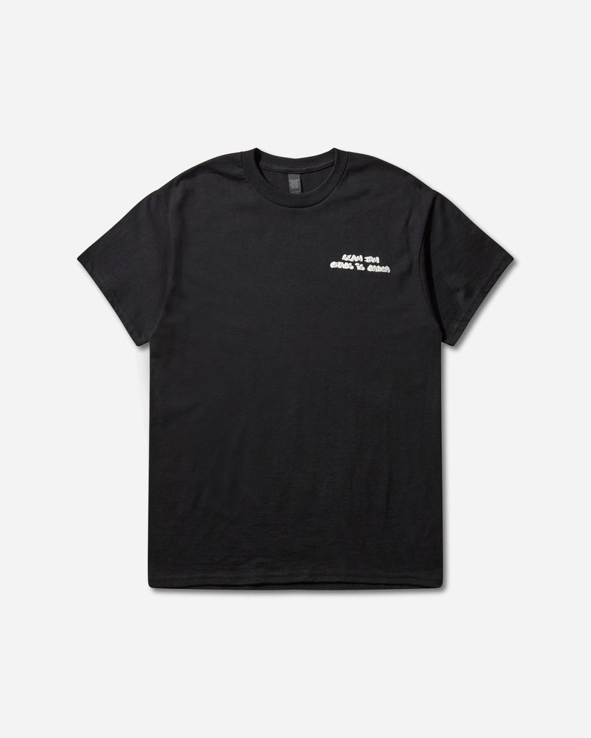 T-shirt Slam Jam Andre Thompson T-Shirt with SLAM JAM CHAOS IS ORDER Print Svart | SJANDRETEE1 BLK