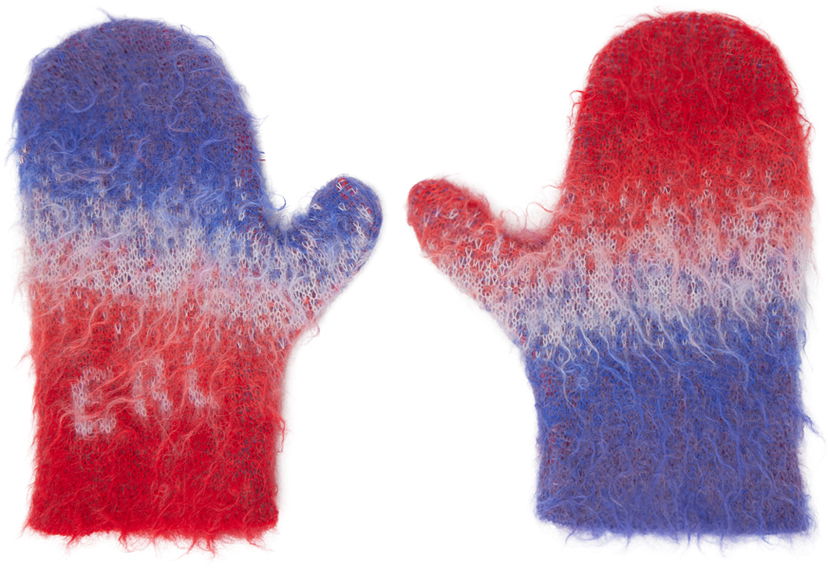 Handskar ERL ERL Degrade Knitted Mittens Flerfärgad | ERL06K055
